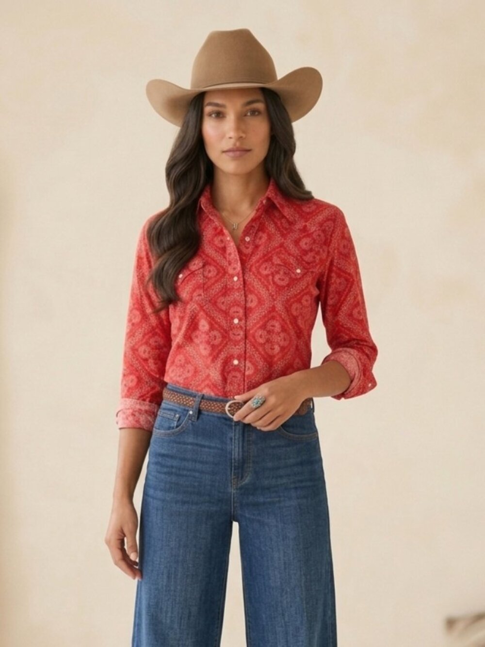 Vintage H Bar C California Ranchwear shirt